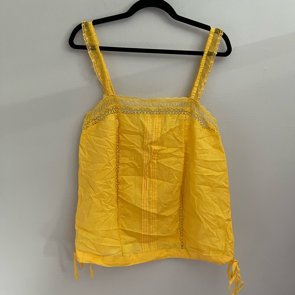 Passport Vintage Y2K Lace Boho Tank Top